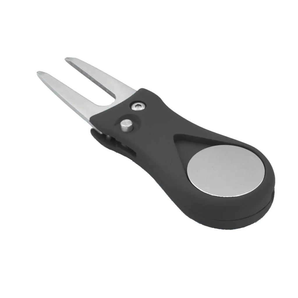 Golf Divot Tool with Magnetic Ball Marker